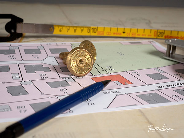 Vermessungen Grenzpunkt